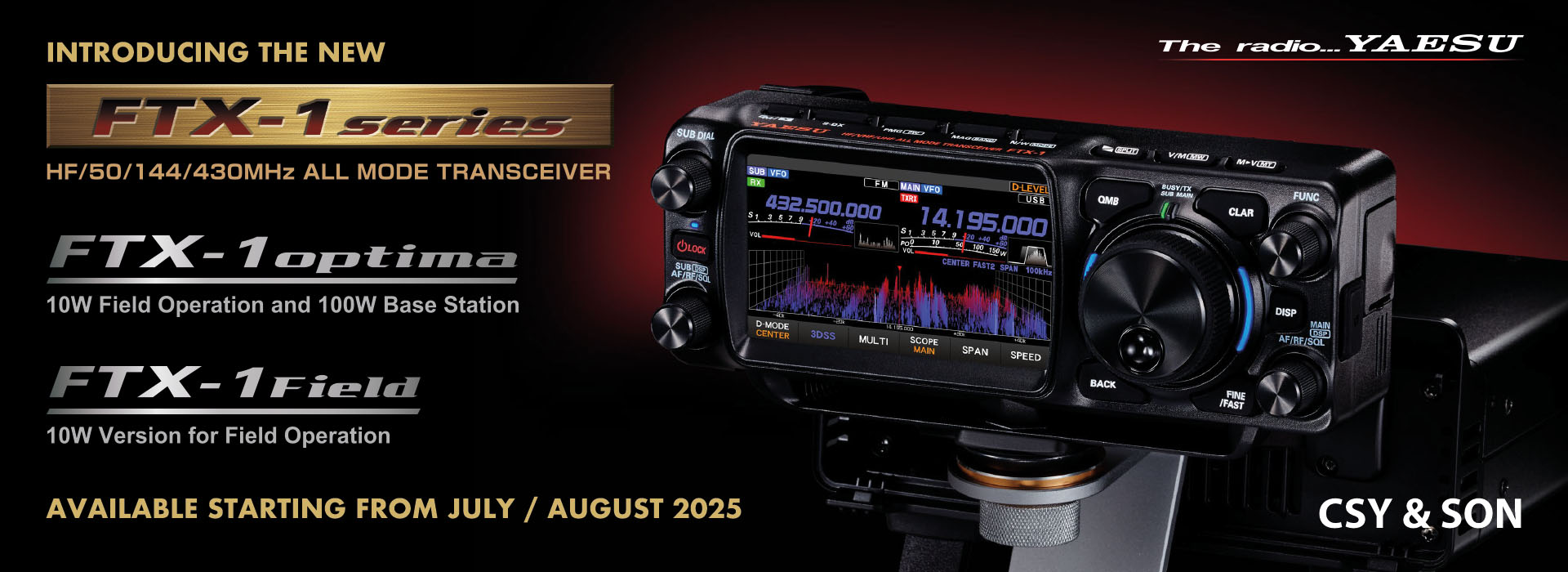 Introducing the new FTX-1 Series