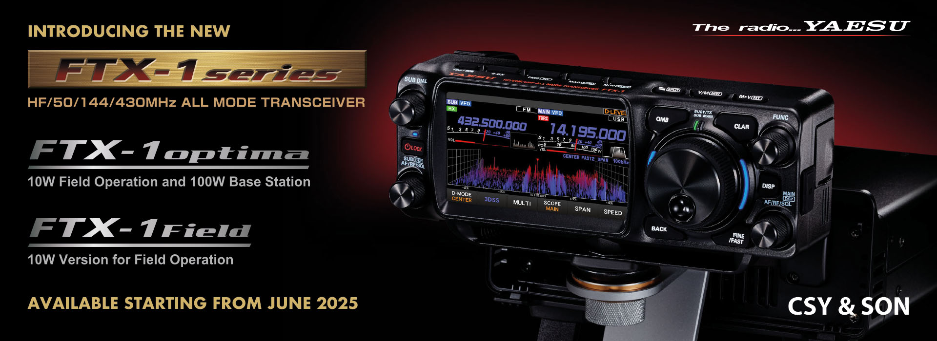 Introducing the new FTX-1 Series